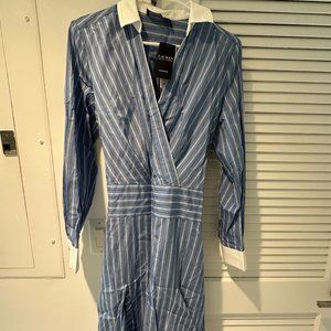 Ralph Lauren blue/white dress, size8  250830239001